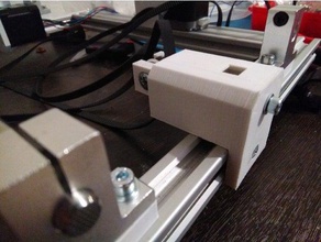 kemer gerdirici blok 3d yazıcı parçalar ayarlanabilir gt2 kasnak 3d print model - Mito3D