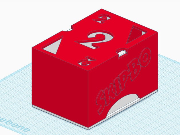 skip bo kutu oyunlar cardbox kart sahibi remix atlayın 3D print model - Mito3D