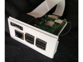 raspberry rackmount electronics pi 3d print model - Mito3D
