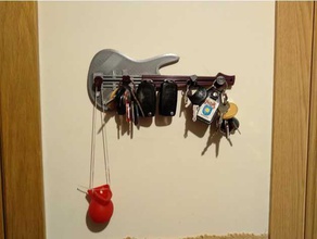 guitar hanger keys tool holders boxes 3d print model - Mito3D