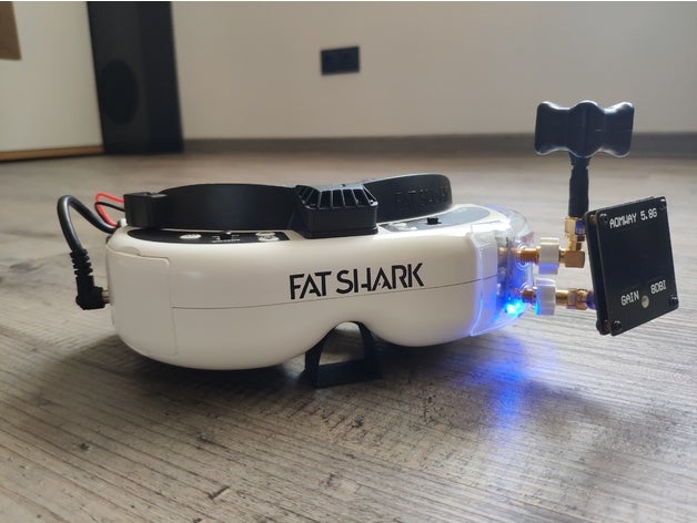 fatshark stand 3d l'impression 3D print model - Mito3D