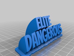 elite dangerous office personalizzato 3d print model - Mito3D