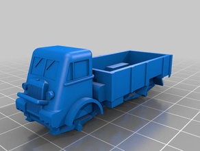 bedford ql truck Fahrzeuge gaming wargaming ww2 3d print model - Mito3D