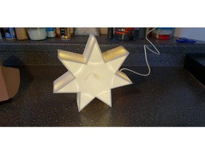 led estrela de natal decoração leds diodo emissor luz 3d print model - Mito3D