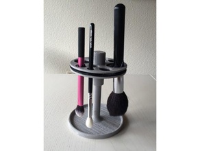 cosméticos de maquillaje cepillo dryerholder diy 3d print model - Mito3D