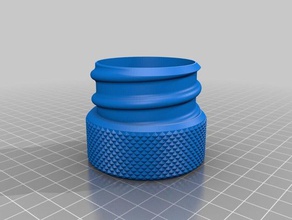remix threaded container built monograming containers 3d print model - Mito3D