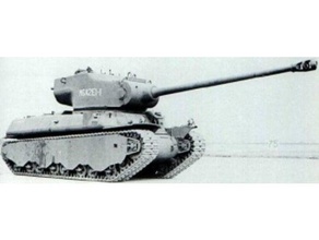 m6a2e1 heavy tank Fahrzeuge m6 3d print model - Mito3D