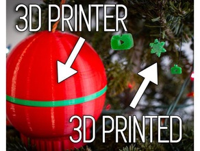 christmas ornament 3d printer printers holidays nsfw 3d print model - Mito3D