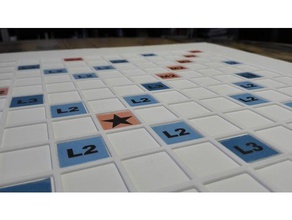 grid scrabble board games 3d print model - Mito3D