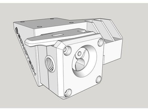 bondtech mini bowden cr-10s mounting bracket 3d printer extruders bmg 3d print model - Mito3D