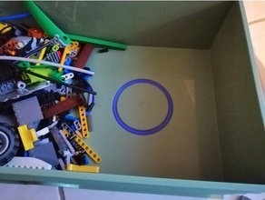 lego storage box inlay - Spielzeug Spiel Zubehör freecad 3d print model - Mito3D