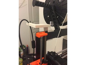 prusa mk3 usb cable holder octoprint connection 3d printer accessories 3d print model - Mito3D