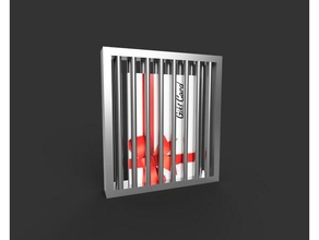 Geschenk-Karte-Gefängnis-Geschenk-Karte öffnen Streich Rätsel Geschenk-box Gefängnis 3d print model - Mito3D