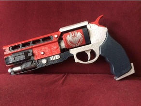 not forgotten hand cannon props destiny 2 game weapon 3d print model - Mito3D
