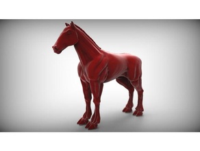 grim dark horse Modelle 28 40k Tier Tod korps krieg der Miniatur pony Tischplatte 3d print model - Mito3D