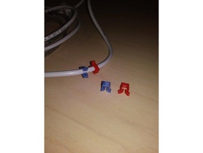 ethernet cable clip organization marker 3d print model - Mito3D