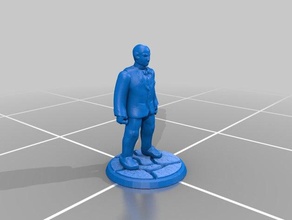 jeff bezosdnd mini persone amazon dnd in miniatura miniature 3d print model - Mito3D