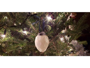 egg christmas tree ornament topper decor decoration decorations ornaments easter easy print eggs 3d print model - Mito3D