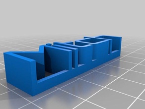 mitch 3d targhetta sculture personalizzato 3d print model - Mito3D