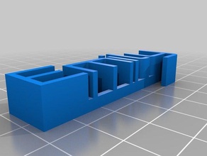 emily 3d nombre de la placa las esculturas personalizado 3d print model - Mito3D