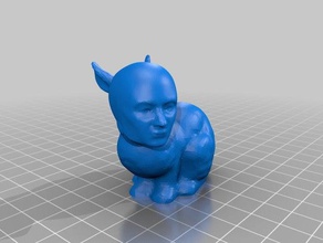 stanford hombre a los animales meshmixer modelo el conejo conejito juguete 3d print model - Mito3D
