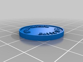 moneda las monedas insignias personalizado 3d print model - Mito3D