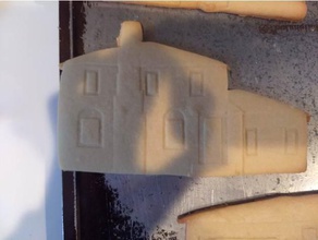 house cookie cutter 5 kitchen dining gingerbread 3d print model - Mito3D