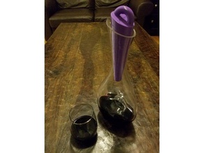 decanter stopper kitchen dining bottle cabernet malbec pinot port shiraz wine 3d print model - Mito3D
