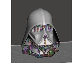 darth vader con soportes scans replicas starwars star wars 3d print model - Mito3D