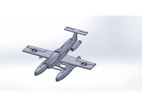 cobra float plane gi joe toys games 3d print model - Mito3D
