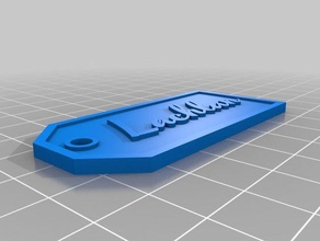 lachlan sinais logotipos personalizado 3d print model - Mito3D