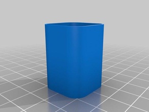 caixa de bateria 4 aaa superior recipientes personalizado 3d print model - Mito3D