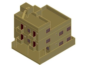 house model buildings structures home 3d print model - Mito3D