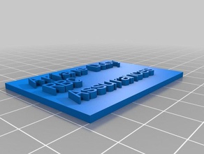 duby name plate other customized 3d print model - Mito3D