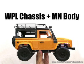 mn d90 body wpl-rc-chassis conversion kit Fahrzeuge crawler rc-crawler wpl-c14 wpl-crawler 3d print model - Mito3D