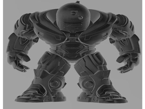 robo kitbash fanart scans replicas 3dkitbash hulkbuster r2d2 starwars 3d print model - Mito3D