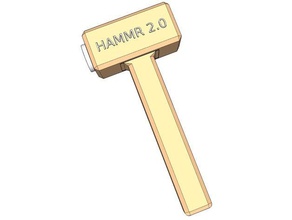 hammr 20 3d printer accessories hammer mallet no support 3d print model - Mito3D