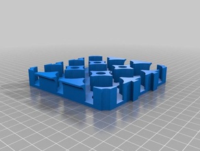 gw paint pot remix art tools games workshop miniature miniatures storage tray warhammer 40k 3d print model - Mito3D