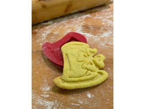 cookie cutter new year hat cloverleaf kitchen dining 3d print model - Mito3D