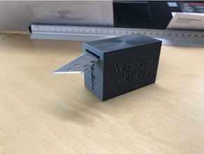 Einweg-Messer, Safe tool Inhaber - Boxen autodesk fusion 360 fusion360 nsfw storage box Allzweckmesser 3d print model - Mito3D