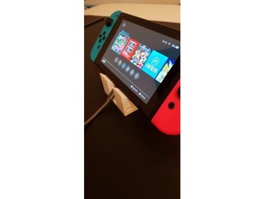 nintendo switch stand de vídeo jogos 3d print model - Mito3D