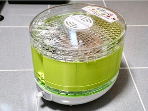 filament dryer container food dehydrator diy 3d print model - Mito3D