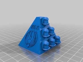 viper casco de visualización props apolo battlestar galactica bsg la ciencia ficción starbuck syfy 3d print model - Mito3D