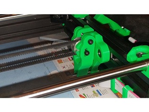 y-axis belt tensioner prusa bear upgrade 3d printer parts i3 mk2 vslot 3d print model - Mito3D