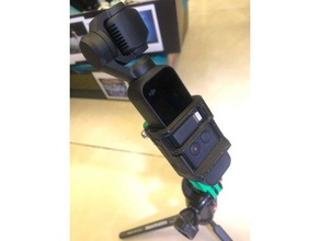 osmo tasca monte migliorata dji versione la fotocamera gopro mount 3d print model - Mito3D