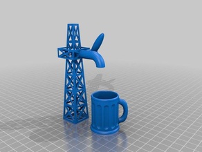 gosto de óleo bruto prosit neujahr esculturas 3d print model - Mito3D