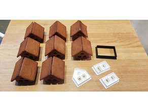 ginger bread house cookie cutter kitchen dining cookiecutter nsfw 3d print model - Mito3D