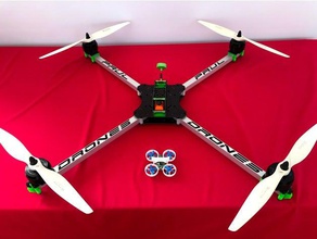 class model zeus complete files rc vehicles big diy drone fpv racer quadcopter xclass 3d print model - Mito3D