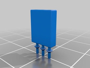 2poort femenino dupont conector la electrónica personalizado 3d print model - Mito3D