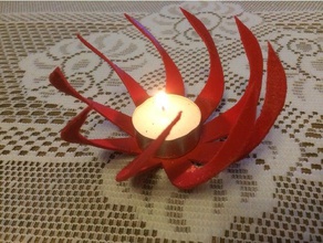 candlestick decor 3d print model - Mito3D